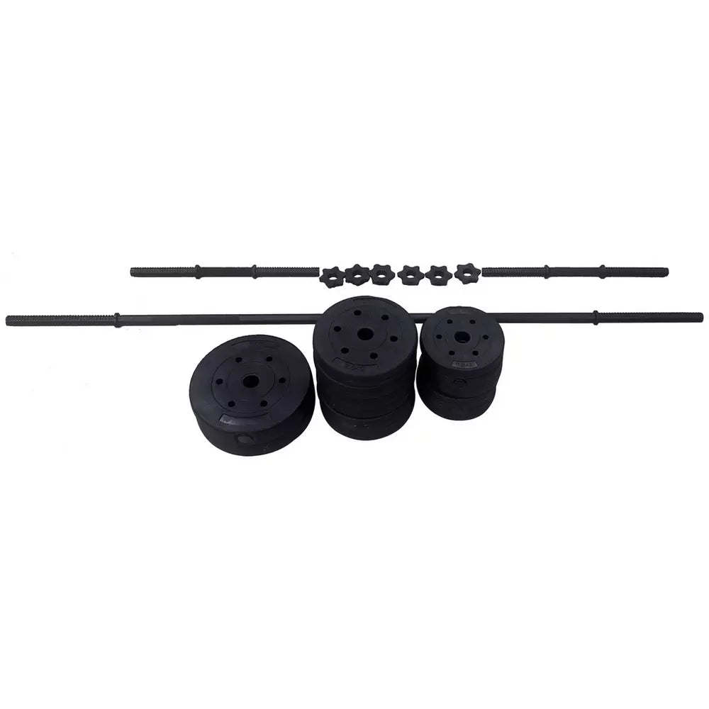 Opti Vinyl Dumbbell and Barbell Set - 35KG