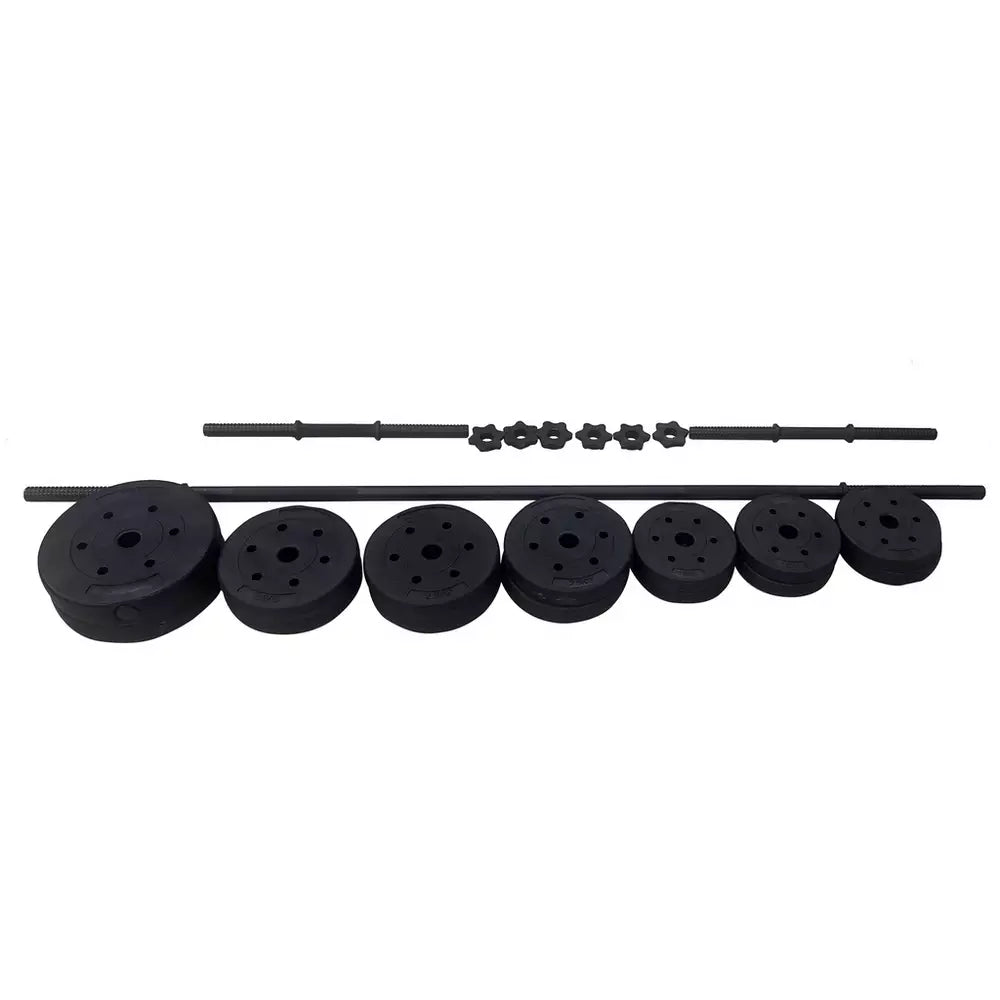 Opti Vinyl Dumbbell and Barbell Set - 35KG
