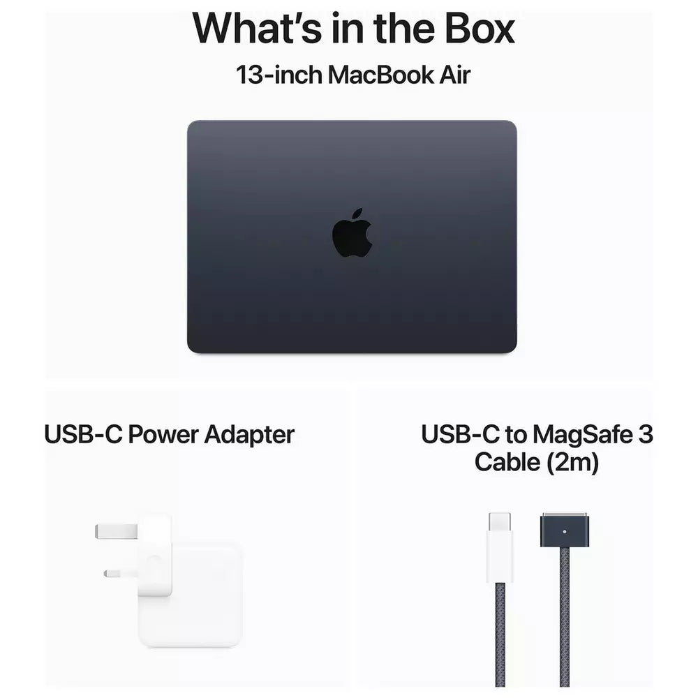 Apple MacBook Air 2024 13.6in M3 8GB 512GB - Midnight