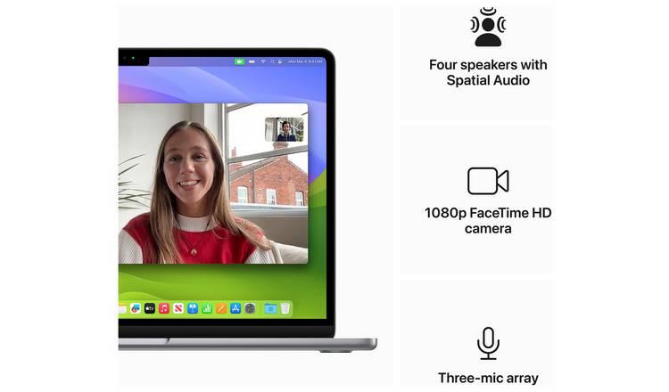 Apple MacBook Air 2024 13.6in M3 8GB 512GB - Space Grey