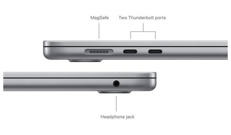 Apple MacBook Air 2024 15.3in M3 8GB 512GB - Space Grey