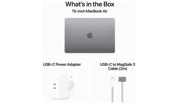 Apple MacBook Air 2024 15.3in M3 8GB 512GB - Space Grey