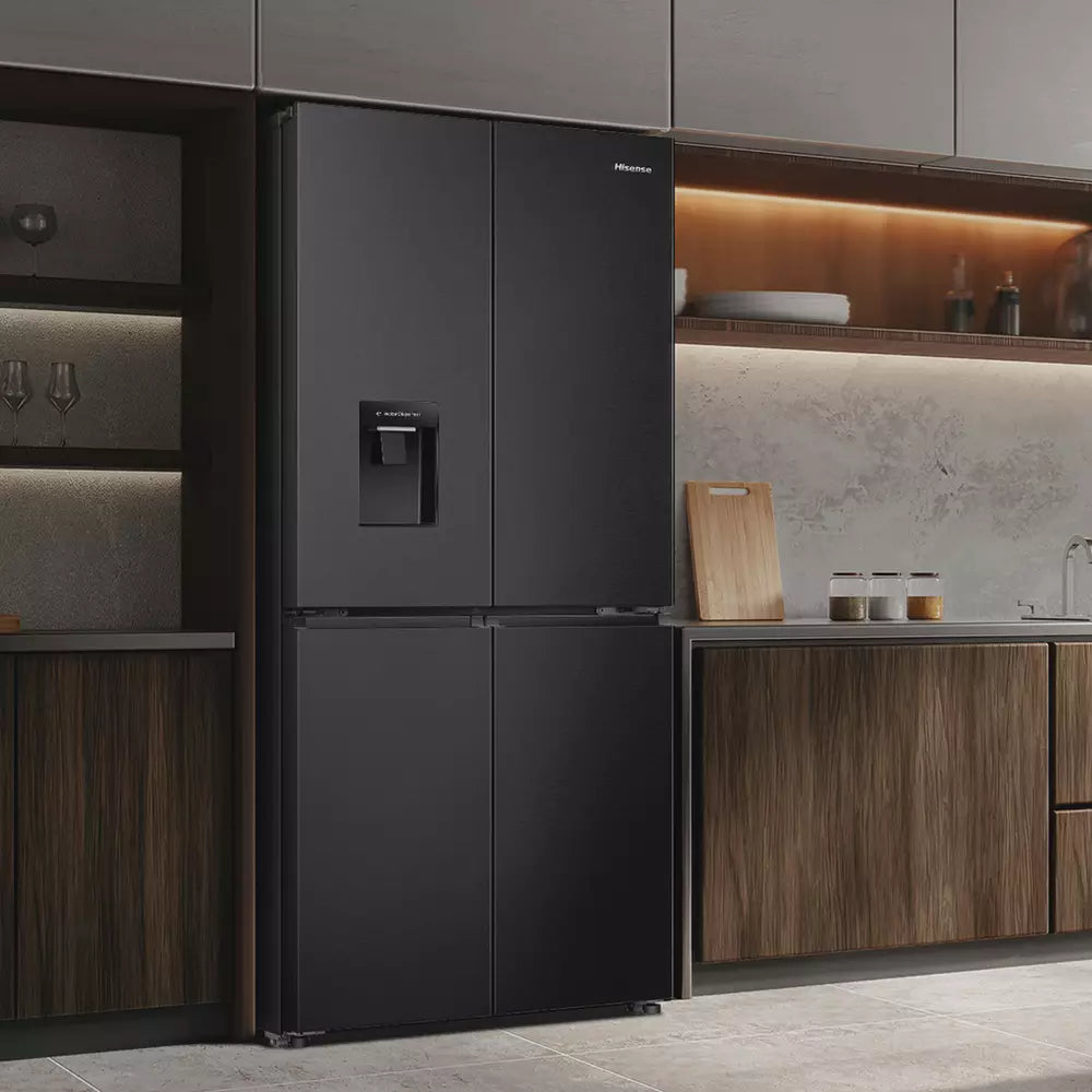 Hisense RQ5P470SMFE American Fridge Freezer - Black