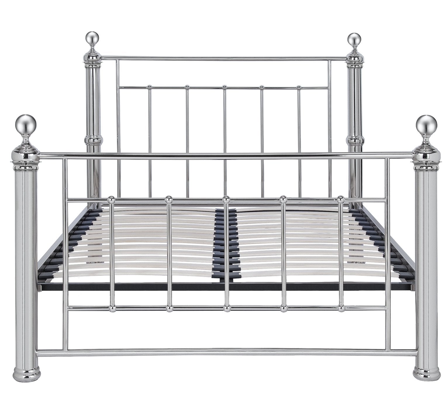 Argos Home Mayfair Double Metal Bed Frame - Chrome