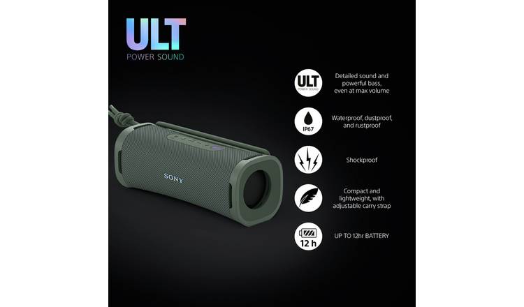 Sony ULT Field 1 Portable Bluetooth Speaker - Forest Grey
