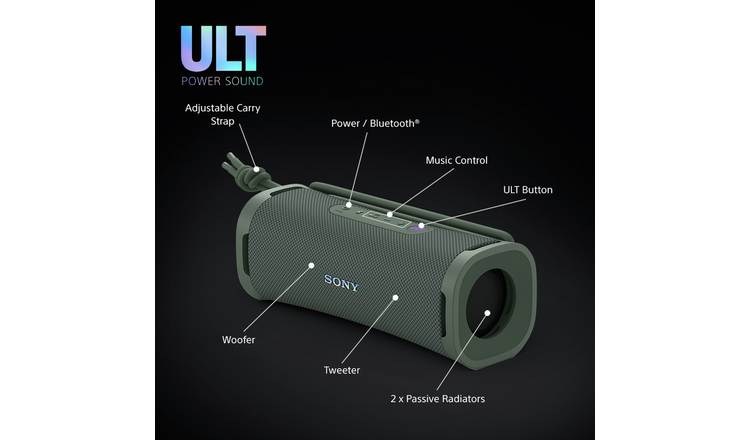 Sony ULT Field 1 Portable Bluetooth Speaker - Forest Grey
