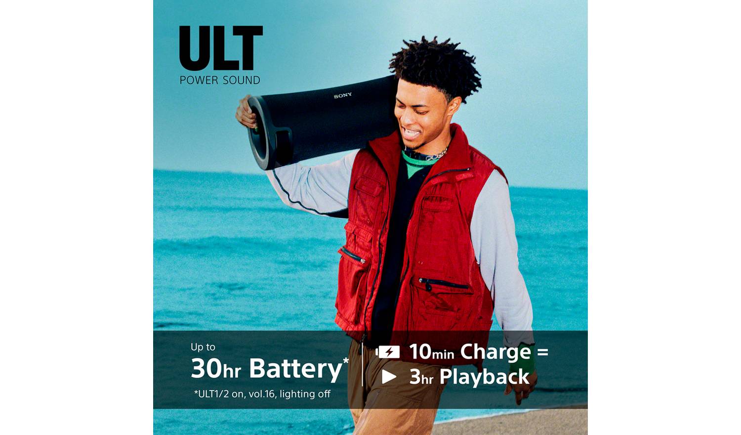 Sony ULT Field 7 Bluetooth Portable Party Speaker - Black