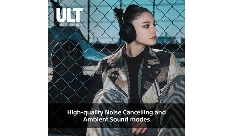 Sony ULT Wear Over-Ear Wireless NC Headphones - Black