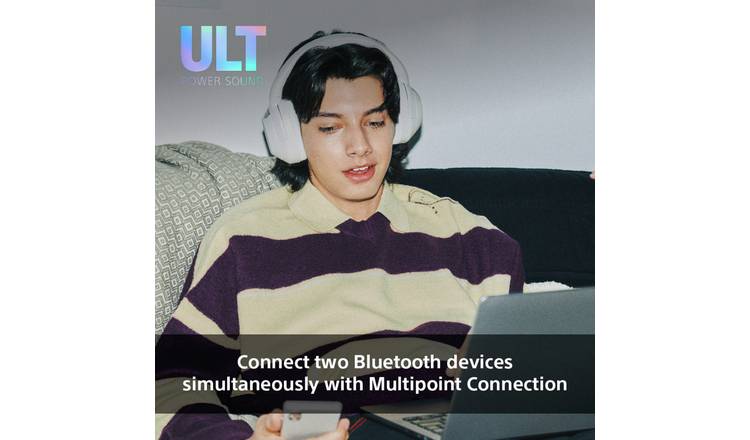 Sony ULT Wear Over-Ear Wireless NC Headphones - Black