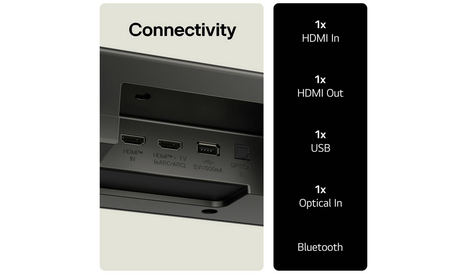 LG US70TR 5.1.1Ch Bluetooth Soundbar with Wireless Sub