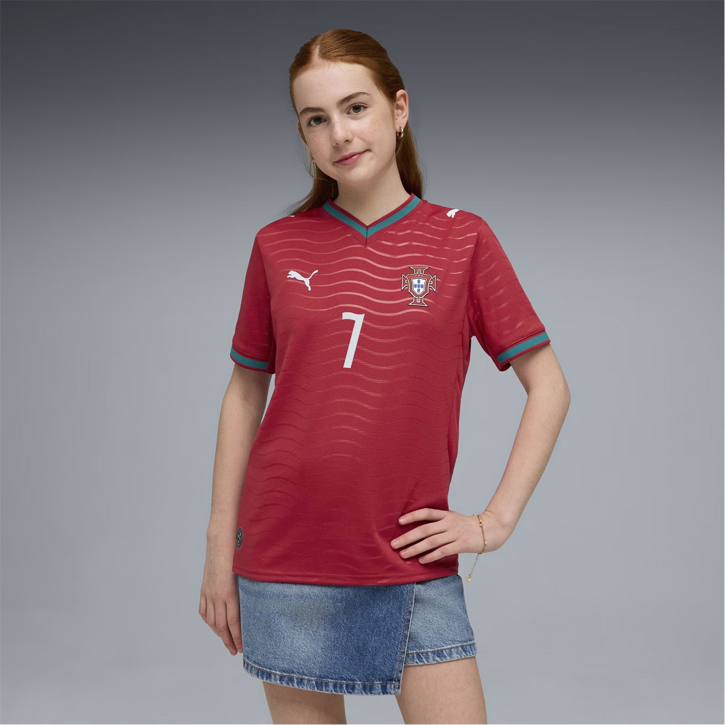 Puma Portugal Ronaldo Home Shirt World Cup 2026 Juniors