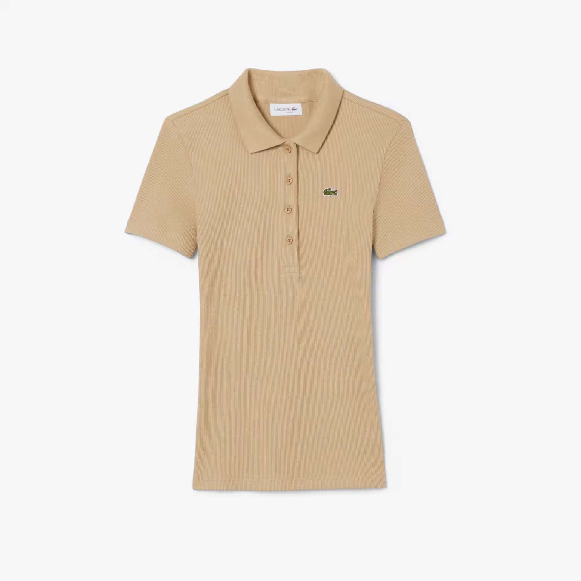 Slim Fit L.12.D Ribbed Cotton Polo Shirt
