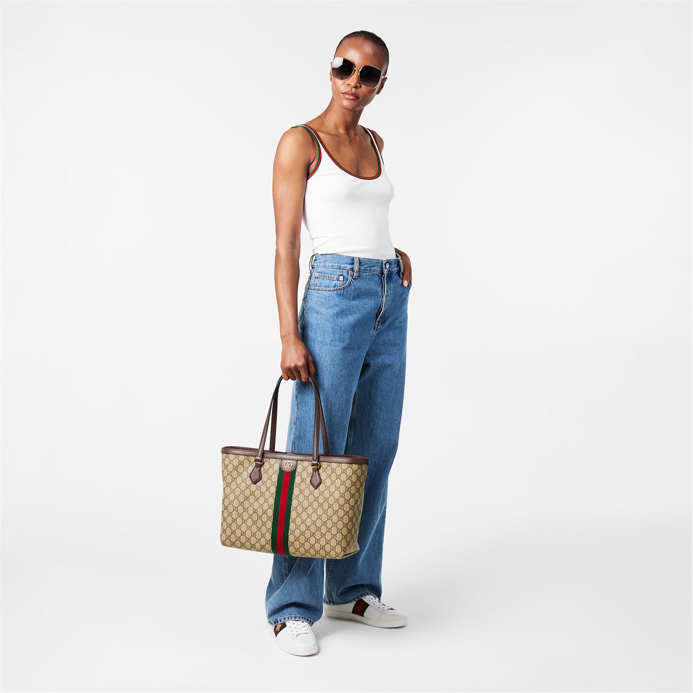 GUCCI Ophidia GG Large Tote