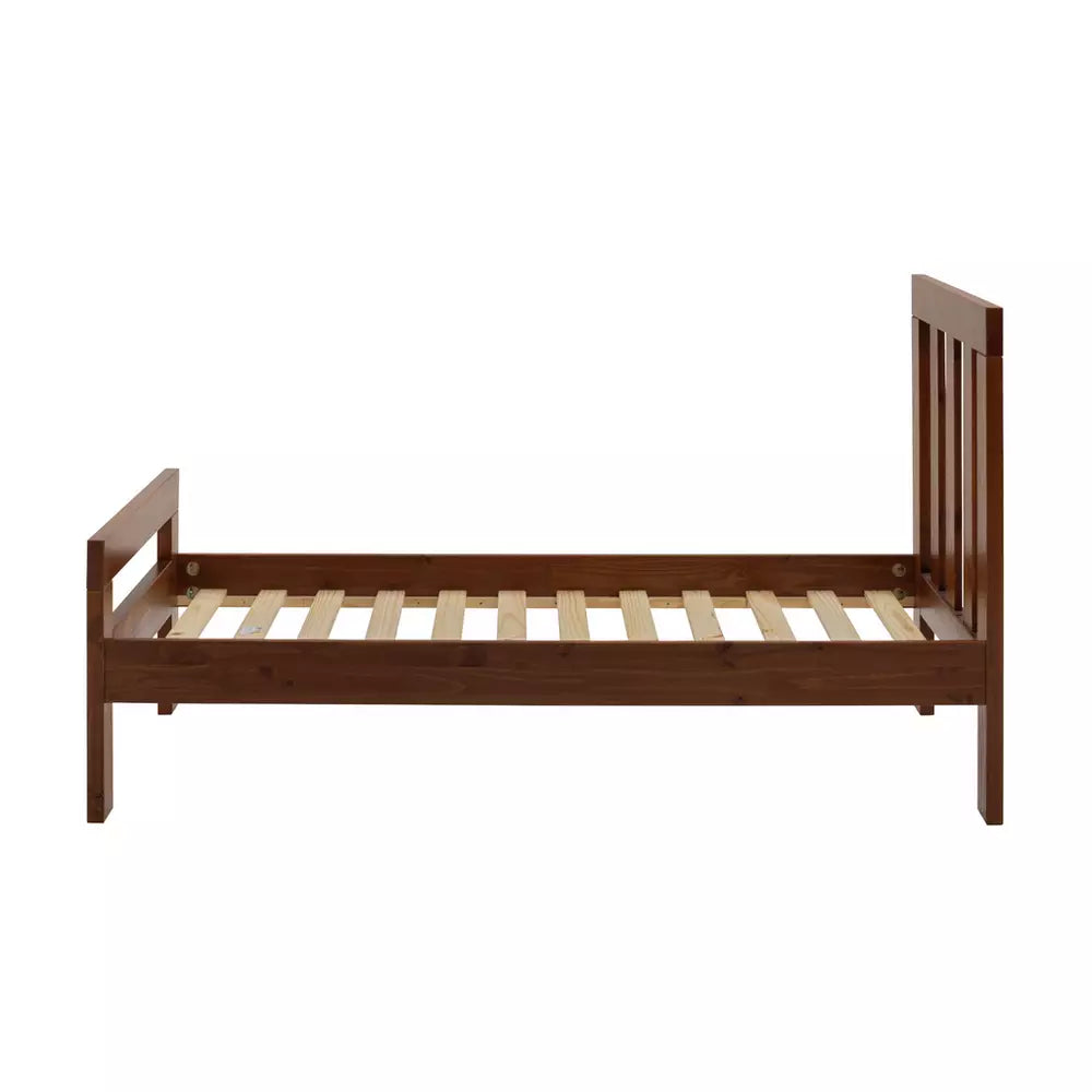 Argos Home Chile Single Wooden Bed Frame - Dark Wood