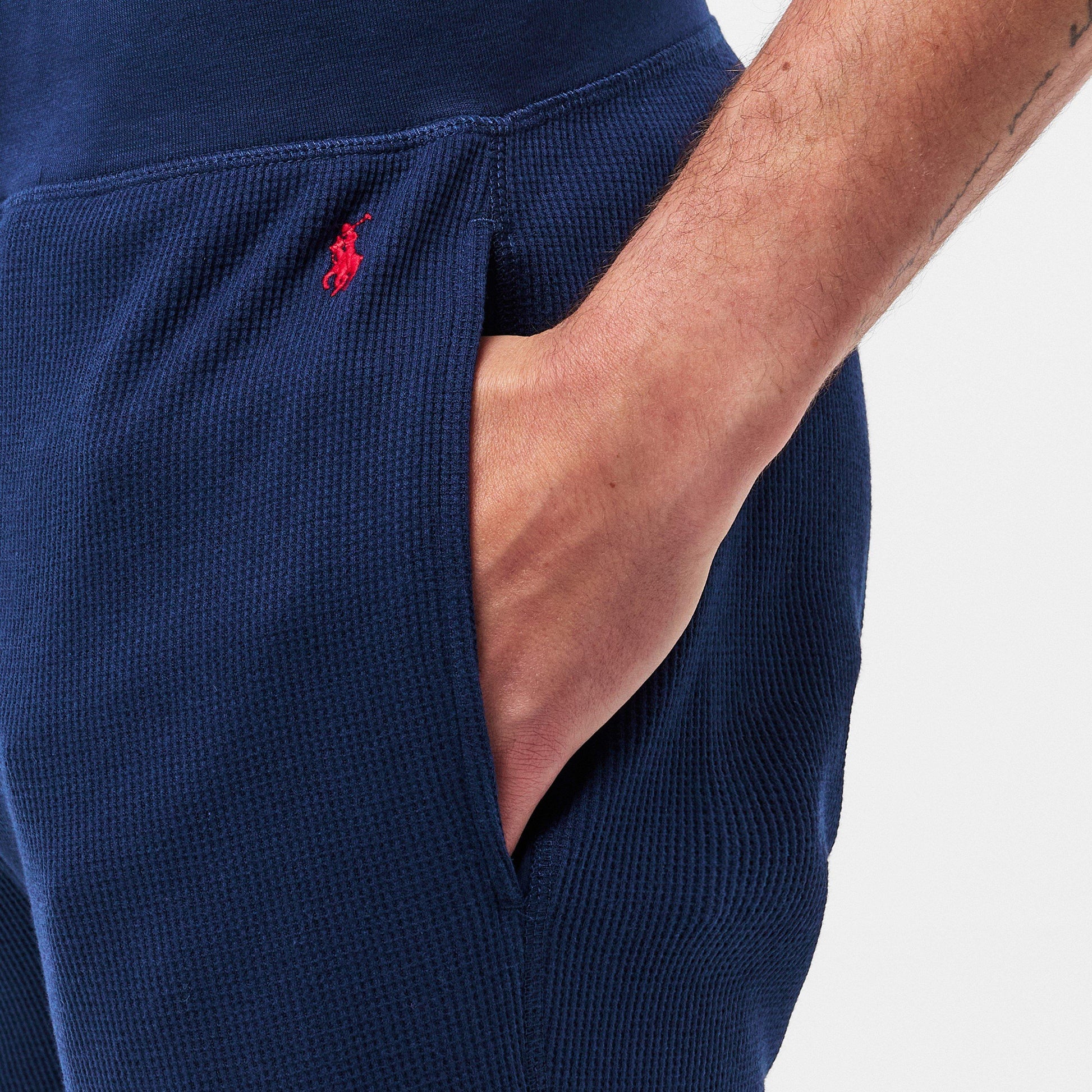 Polo Ralph Lauren Men's Waffle Cuffed Fleece Joggers