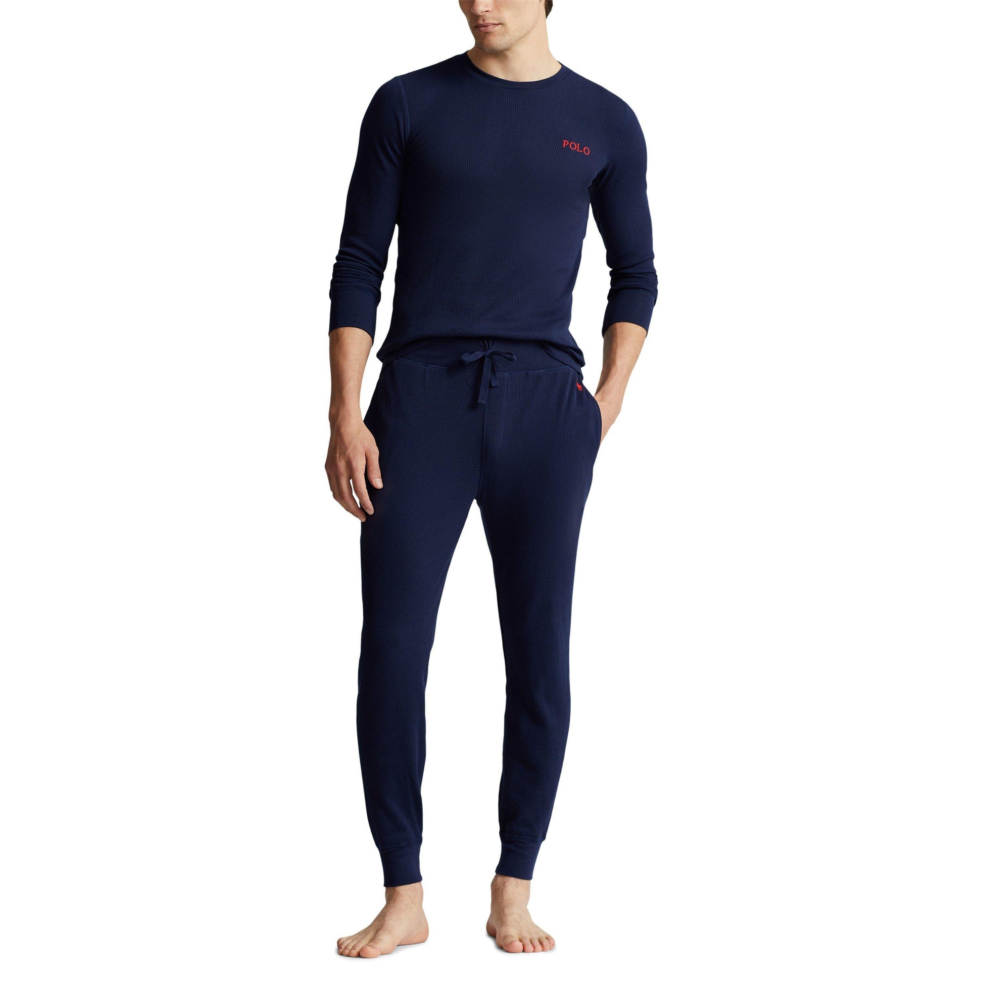 Polo Ralph Lauren Men's Waffle Cuffed Fleece Joggers