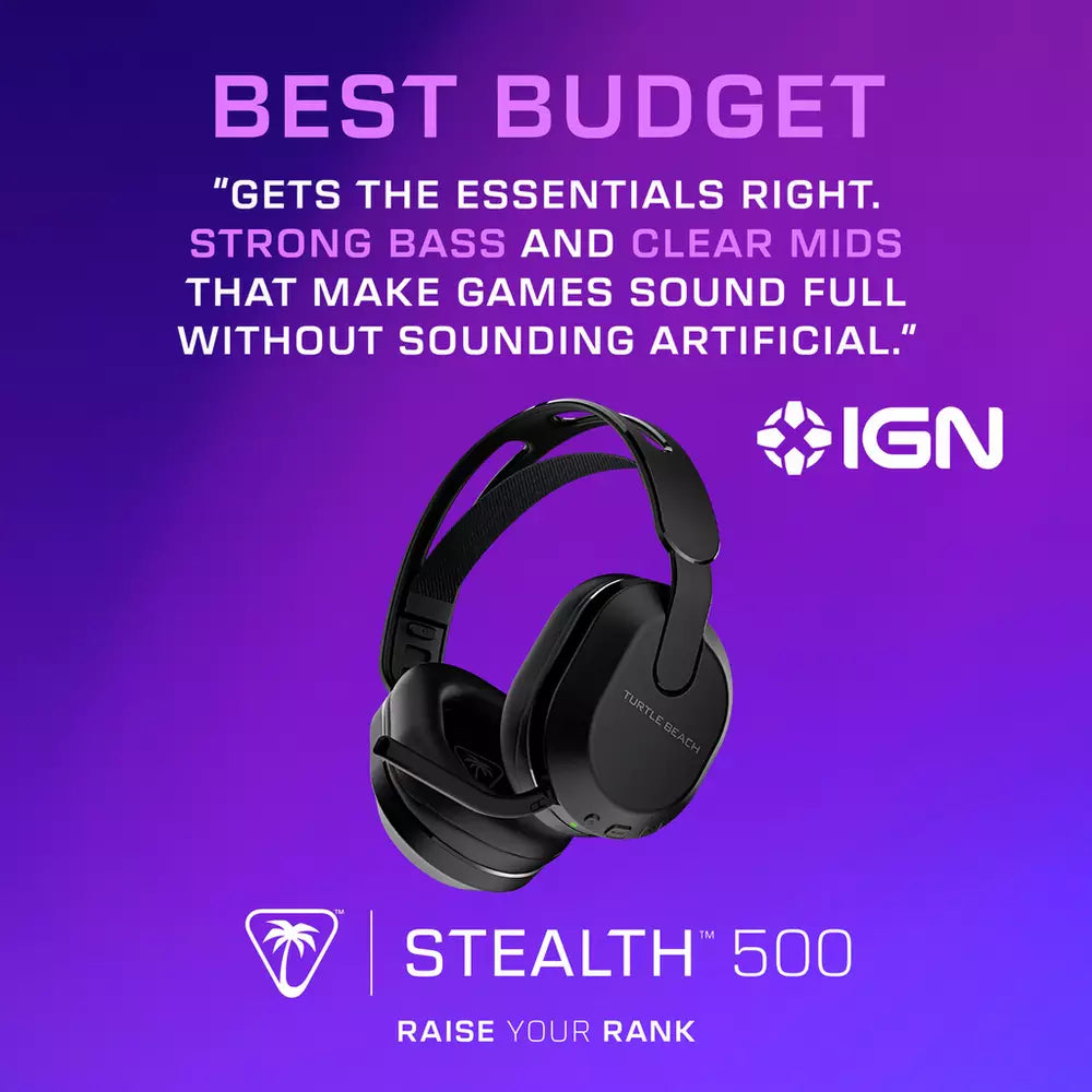 Turtle Beach Stealth 500 Wireless PS5, PS4, PC Headset