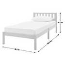 Habitat Ronnie Single Bed Frame and Drawer - White