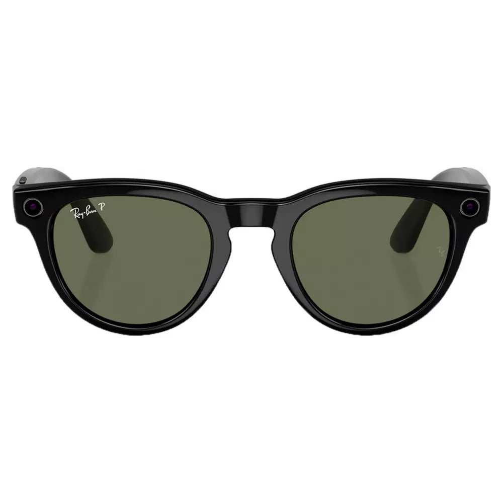 Ray-Ban Meta Headliner - Shiny Black, Polar G15 Green