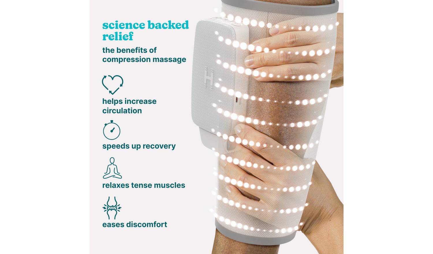 Homedics Calf Compression Massage Sleeve