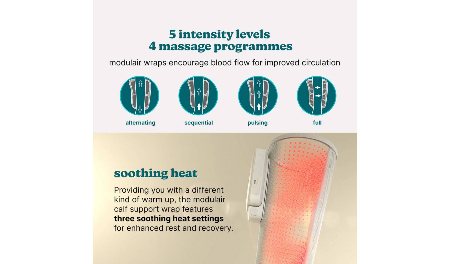 Homedics Calf Compression Massage Sleeve