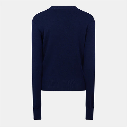 Wool Ami de Coeur Crew Neck Sweater