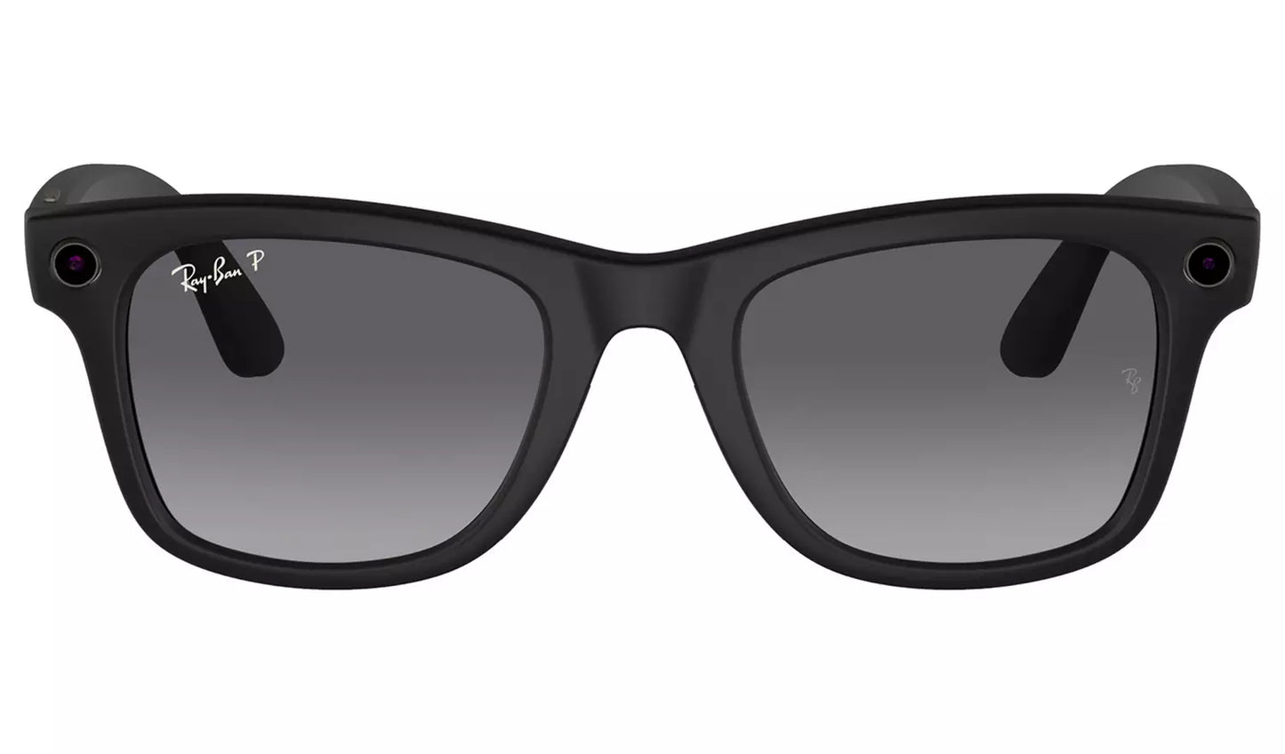 Ray-Ban Meta Wayfarer L Matte Black, Polar Gradient Graphite