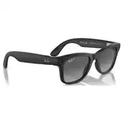 Ray-Ban Meta Wayfarer L Matte Black, Polar Gradient Graphite
