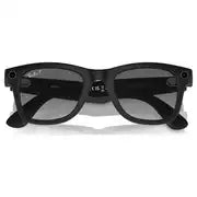 Ray-Ban Meta Wayfarer L Matte Black, Polar Gradient Graphite