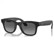 Ray-Ban Meta Wayfarer L Matte Black, Polar Gradient Graphite