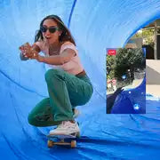 Ray-Ban Meta Wayfarer L Matte Black, Polar Gradient Graphite