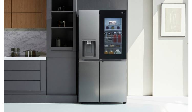 LG GSXV90BSAE American Fridge Freezer - Stainless Steel