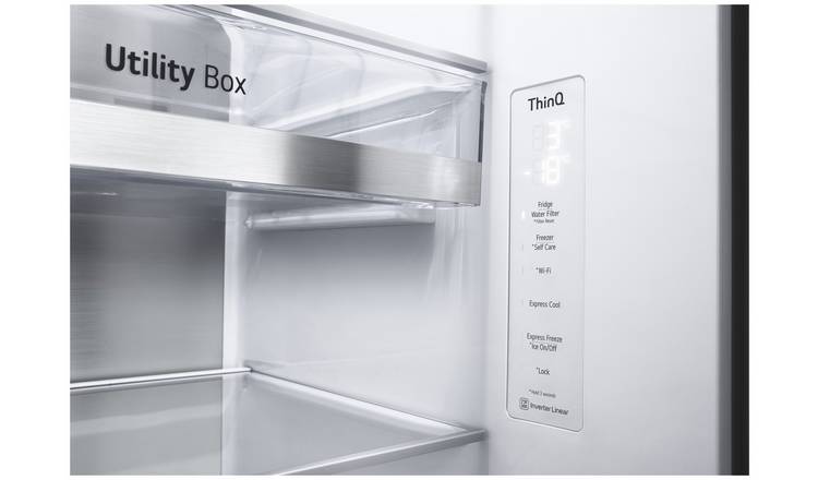 LG GSXV90BSAE American Fridge Freezer - Stainless Steel