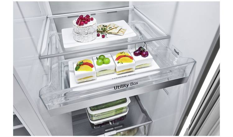LG GSXV90BSAE American Fridge Freezer - Stainless Steel