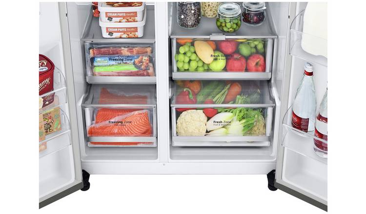 LG GSXV90BSAE American Fridge Freezer - Stainless Steel