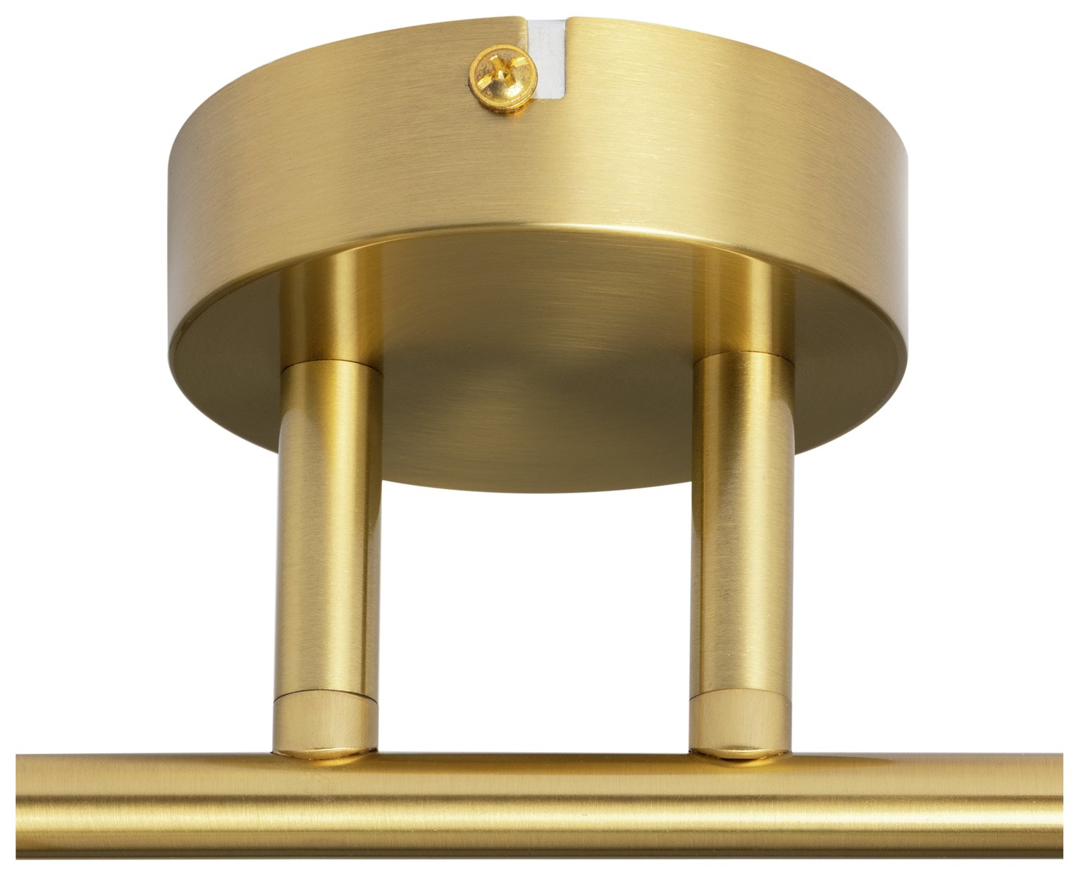 Habitat Steel 4 Lights Spotlight Bar - Brass