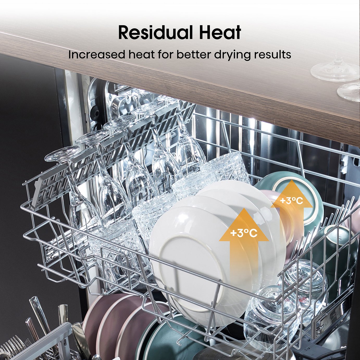 Hisense HS622E90WUK Full Size Dishwasher - White