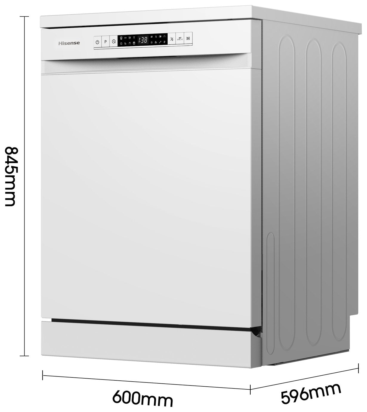 Hisense HS622E90WUK Full Size Dishwasher - White