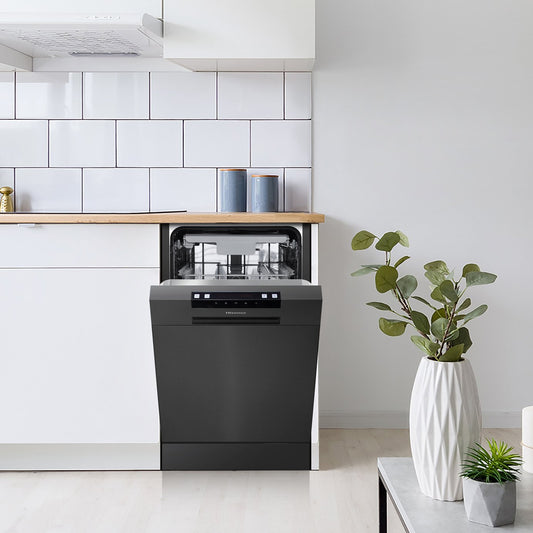 Hisense HS523E15BUK Slimline Dishwasher - Black