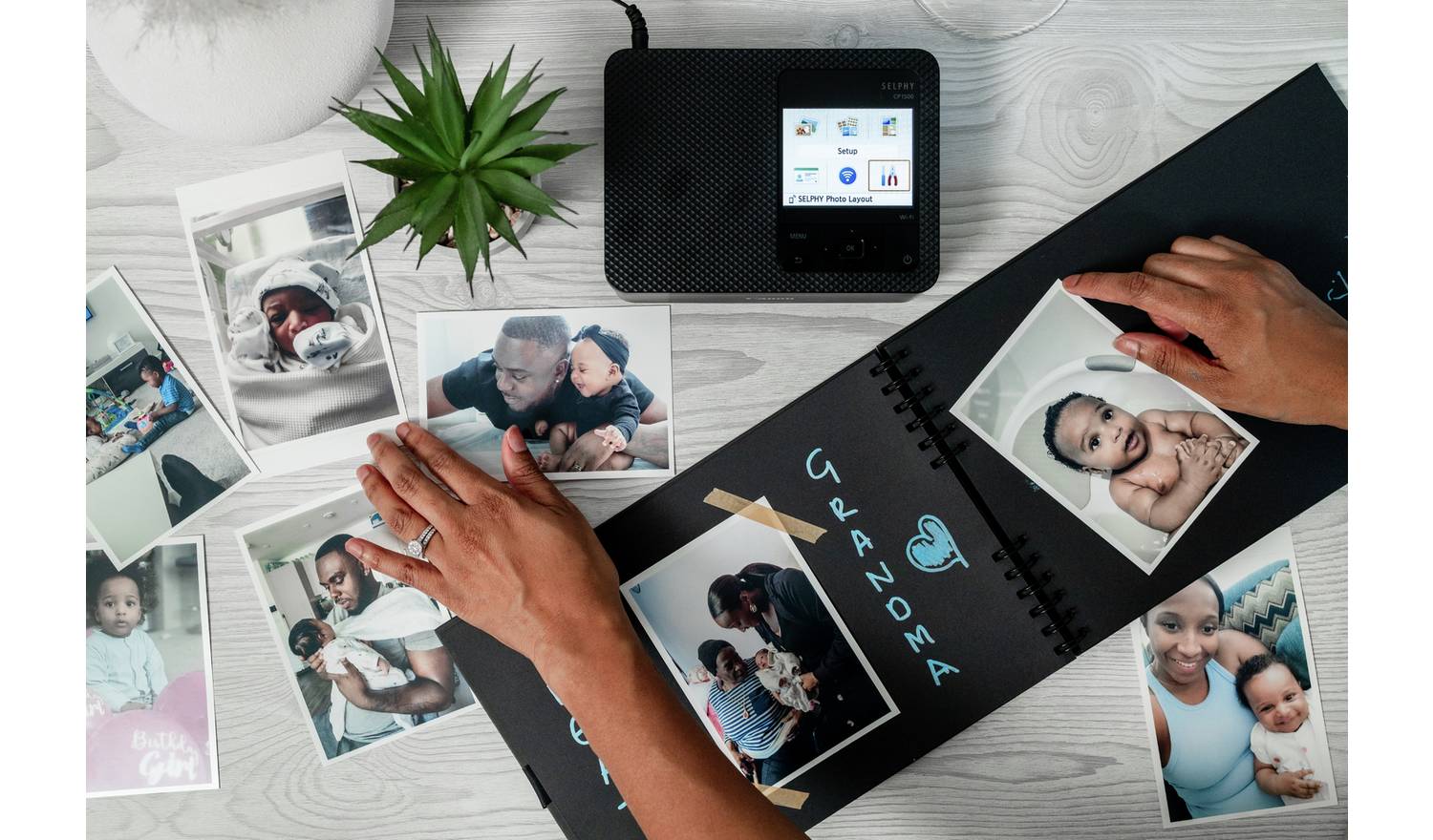 Canon SELPHY CP1500 Portable Colour Photo Printer - Black