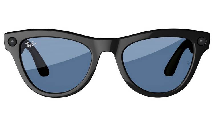 Ray-Ban Meta Skyler - Shiny Black, Transitions Cerulean Blue