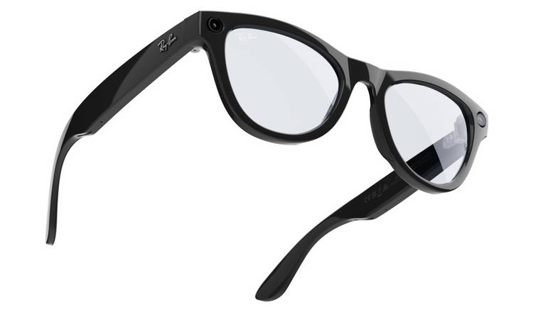 Ray-Ban Meta Skyler - Shiny Black, Transitions Cerulean Blue