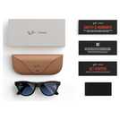 Ray-Ban Meta Skyler - Shiny Black, Transitions Cerulean Blue