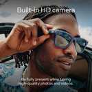 Ray-Ban Meta Skyler - Shiny Black, Transitions Cerulean Blue