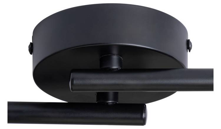 Habitat Tay Steel 4 Lights Spotlight Bar - Black