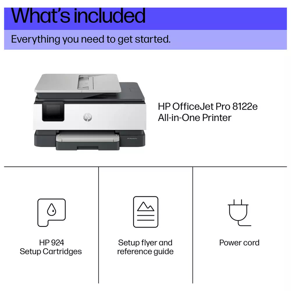 HP OfficeJet Pro 8122e AiO Printer & 3 months of Instant Ink
