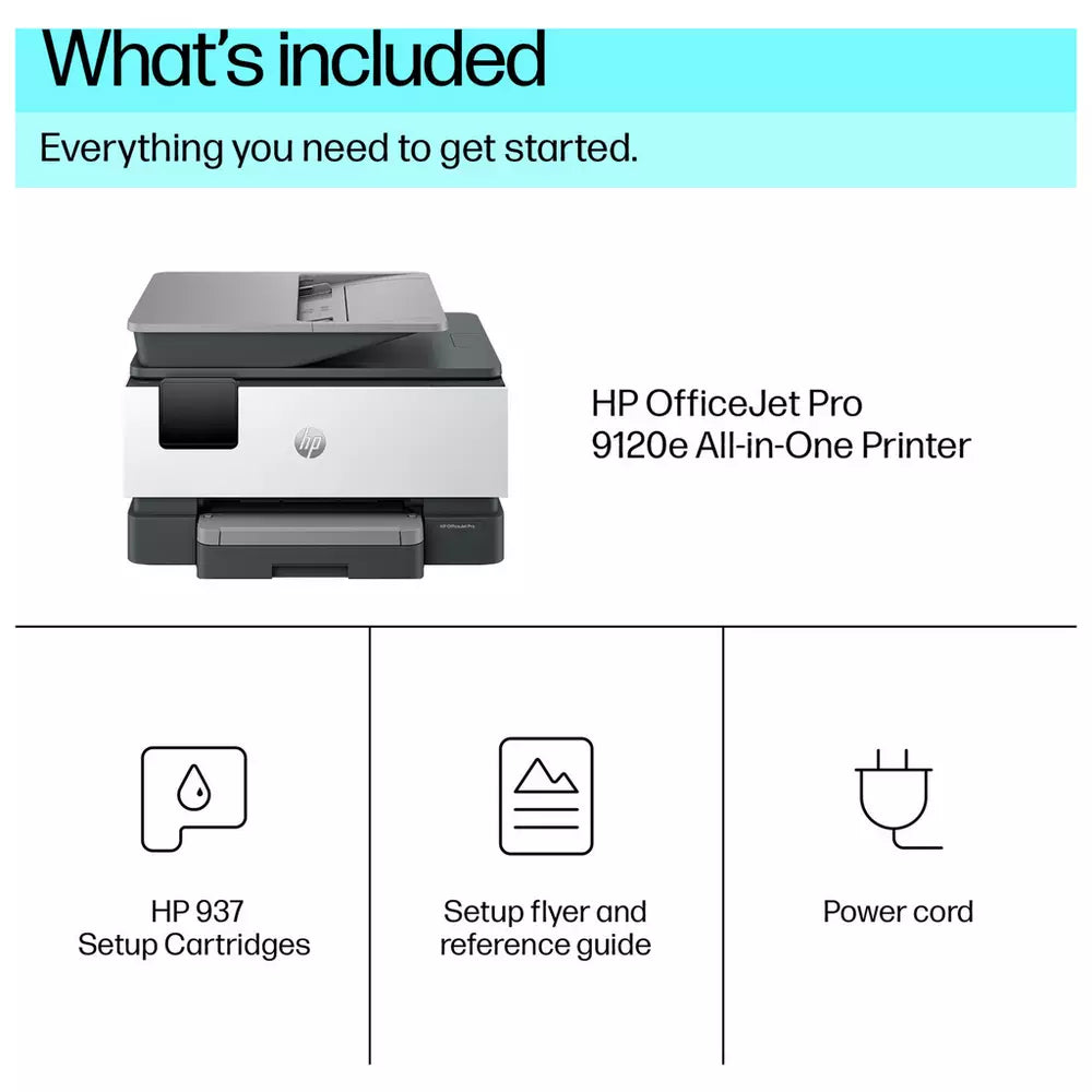 HP OfficeJet Pro 9120e AiO Printer & 3 months of Instant Ink