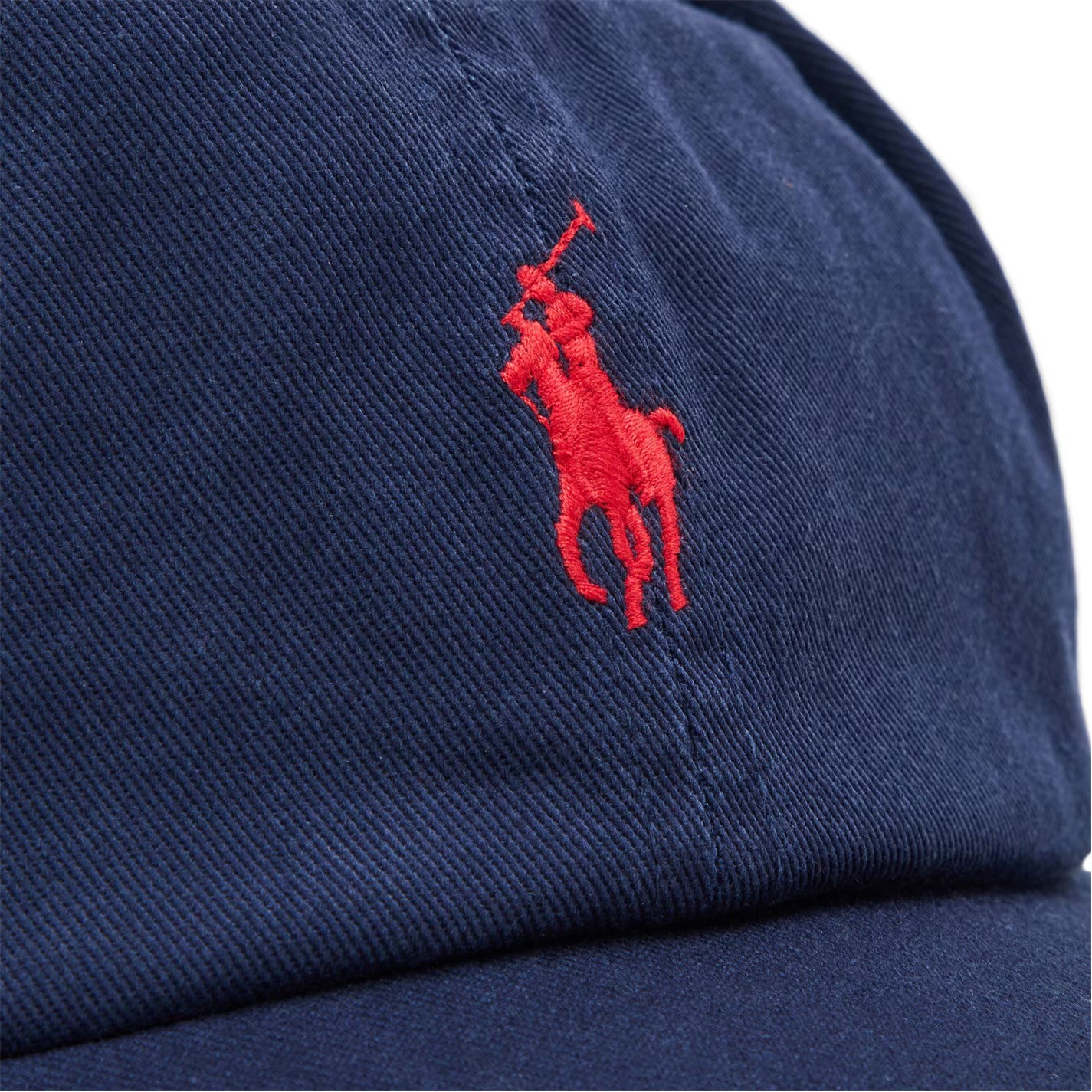 Cotton Chino Pony Baseball Cap