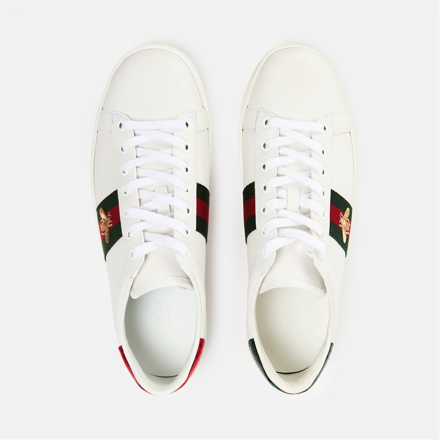 Women's Ace Bee Leather Low-Top Trainers