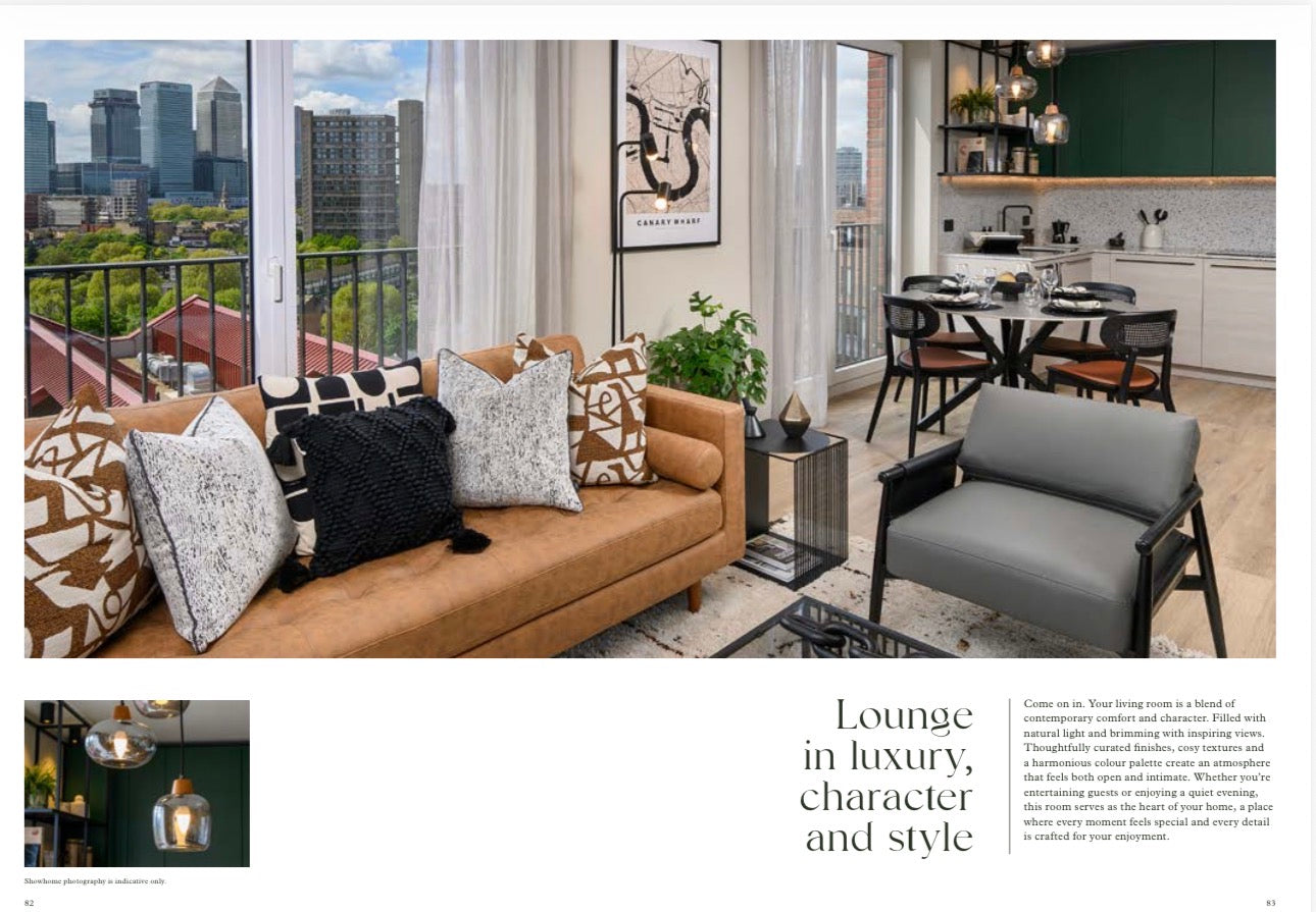 Heron Wharf — New Build 1-2-3 Bedroom Homes — Wellness Amenities — Zone 2 and 3 Canary Wharf London